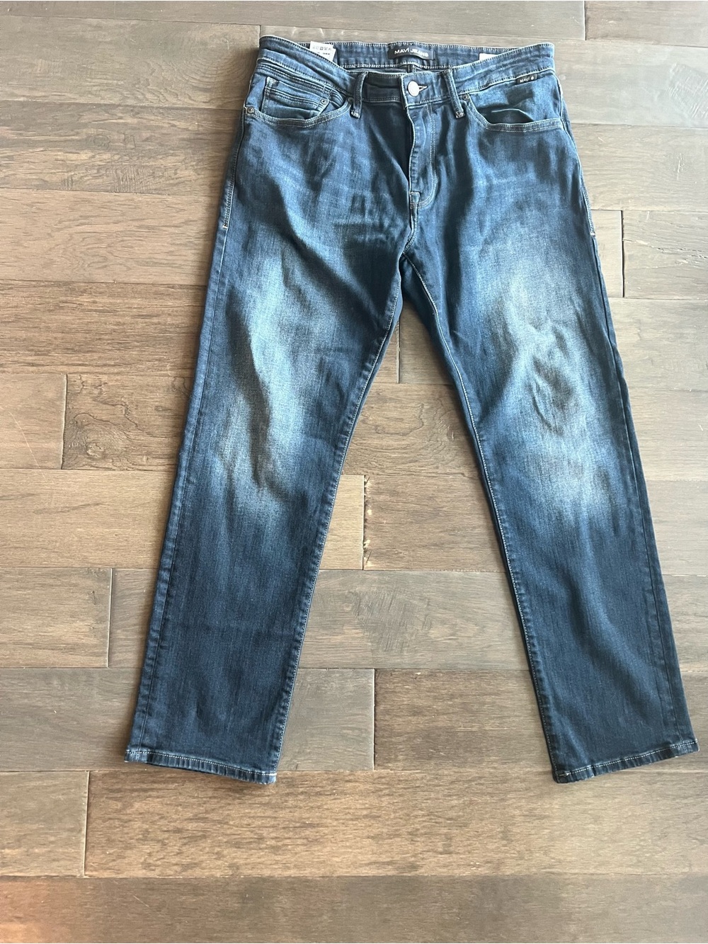 Mavi Men's Dark Blue Slim Straight Jeans